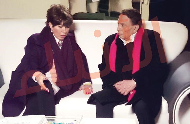 نجوى وعادل امام في مسلسل استاذ ورئيس قسم
