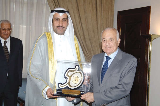 فايز المطيري مع نبيل العربي﻿