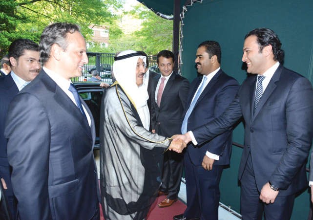 الأمير استقبل الزياني وحضر مأدبة عشاء أقامها سفيرنا في واشنطن على شرف سموه