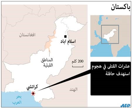 هجوم دموي يوقع عشرات القتلى في باكستان