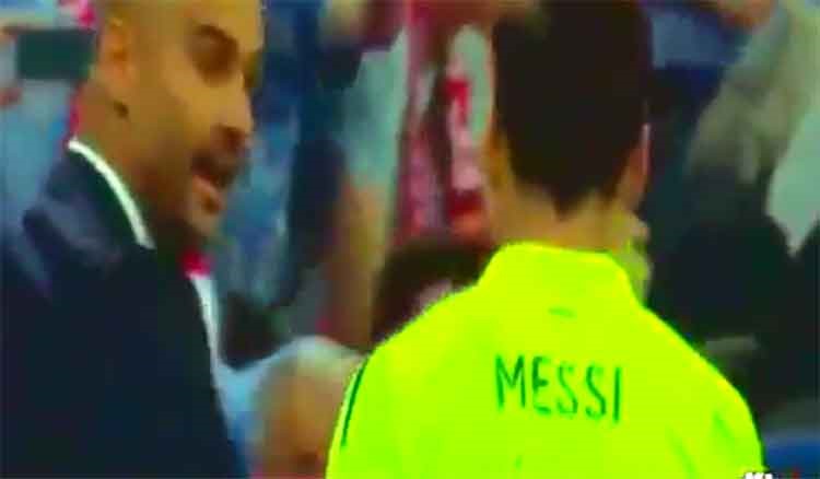 جوارديولا توسل لميسي بين الشوطين.. حقيقة أم تأويل؟ 