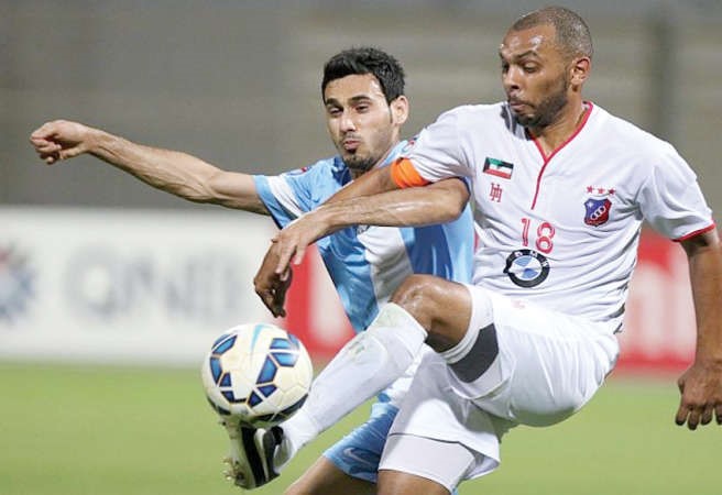 من مباراة الابيض والرفاع في كاس الاتحاد الاسيوي
