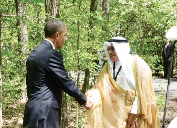 الرئيس الاميركي مرحبا بالشيخ خالد الجراح
