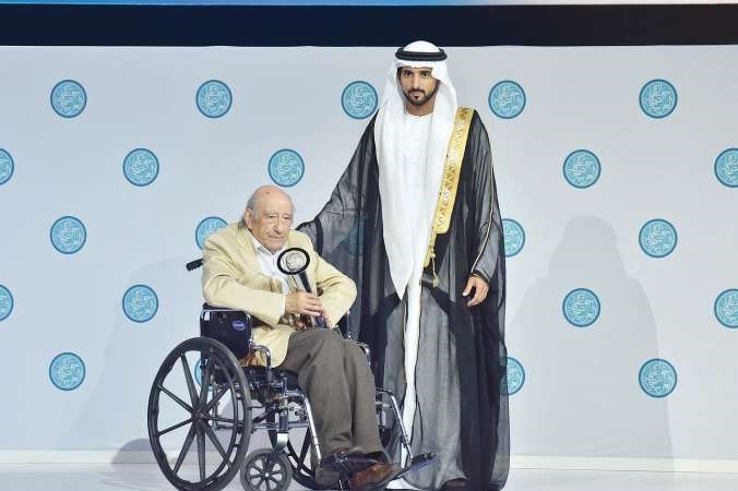 سمو الشيخ حمدان بن محمد بن راشد مكرما الكاتب خالد القشطيني