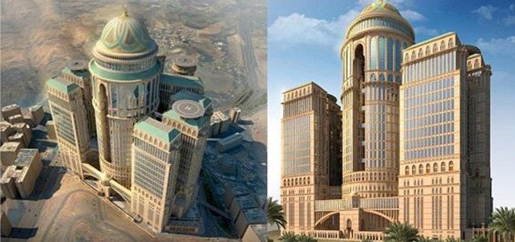بالصور.. إنشاء أكبر فندق بالعالم في مكة المكرمة.. يحوي مهابط طائرات