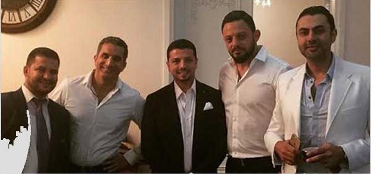 بالصور.. باسم يوسف يظهر في افتتاح صالون تجميل بدبي