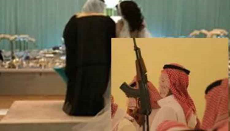 أقارب فتاة سعودية يرفعون الأسلحة النارية والبيضاء لمنع ذهابها مع زوجها ليلة زفافها بالطائف!