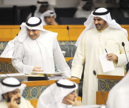الشيخ خالد الجراح وحمدان العازمي﻿