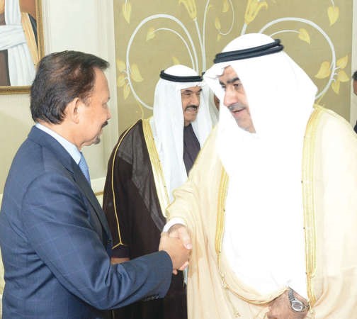 احمد اسماعيل بهبهاني مسلما على السلطان الحاج حسن البلقية﻿