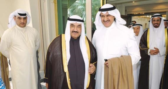 السفير ضاري العجران وسمو الشيخ ناصر المحمد﻿