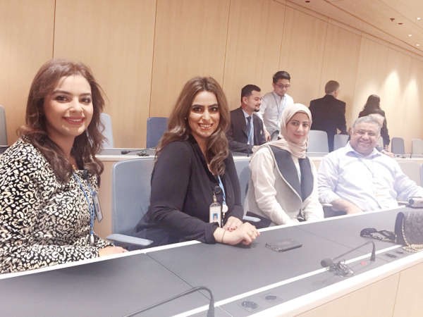 جانب من مشاركة وفد بنك الائتمان في القمة
