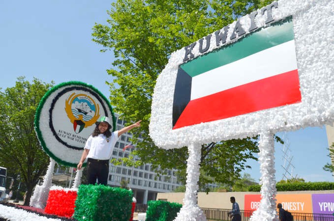 موكب الكويت في يوم الذكرى بالعاصمة واشنطن ﻿