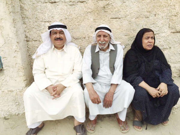 اسماعيل الراشد مع الفنان القدير ابراهيم الصلال ولطيفة المجرن في مسلسل الليوان﻿