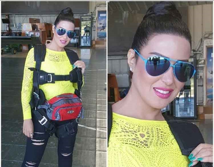 بالصور.. سمية الخشاب في مهمة خطرة