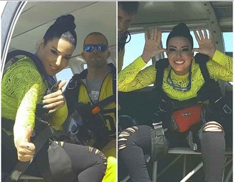 بالصور.. سمية الخشاب في مهمة خطرة
