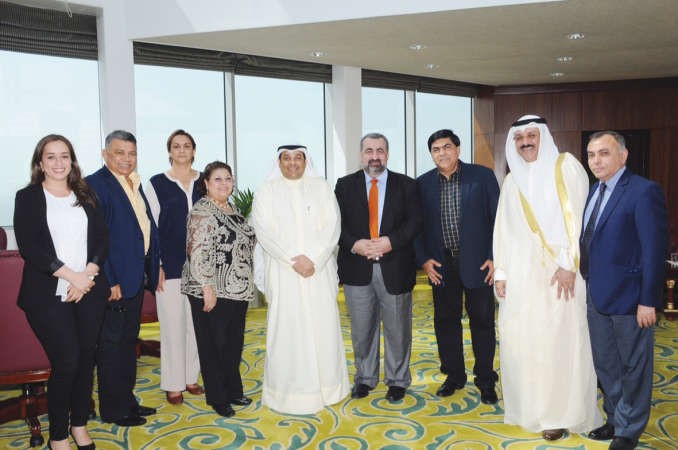 الصانع بحث تعزيز العلاقات مع وفد من نيكاراغوا