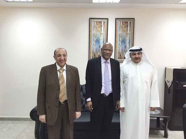 احمد الموسى مستقبلا فيصل جمعة بحضور الازهري فوزي﻿