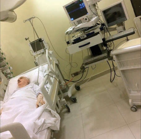 حسين جاسم قبل اجراء عملية قلب مفتوح﻿