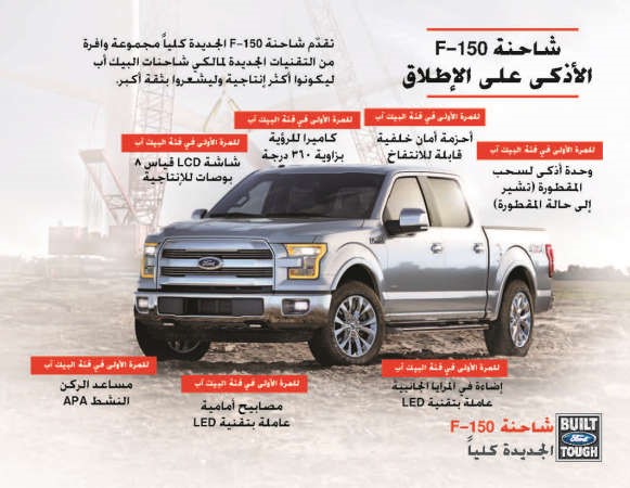 فورد F-150 ميزات ذكية ترتقي بها إلى مستويات جديدة