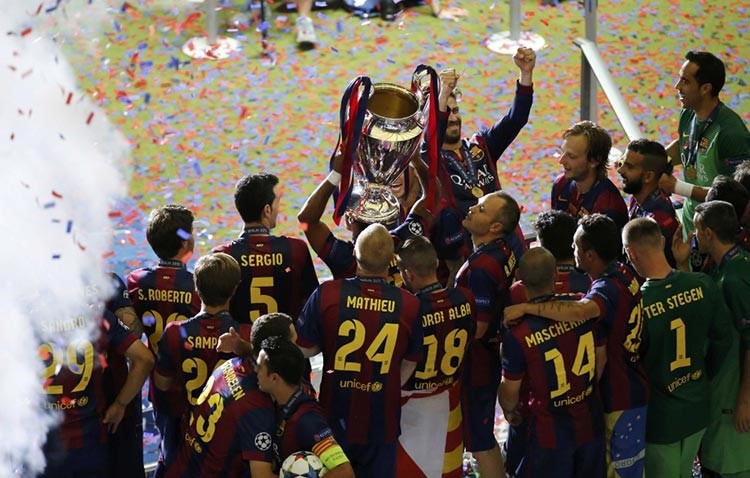 برشلونة يحرز اللقب الخامس له في دوري الأبطال.. والثلاثية الثانية في تاريخه 