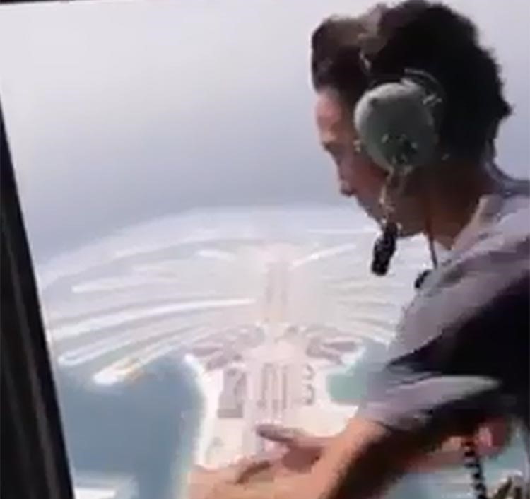 بالفيديو.. شاهد كيف اختفت جزيرة النخلة في الأمارات