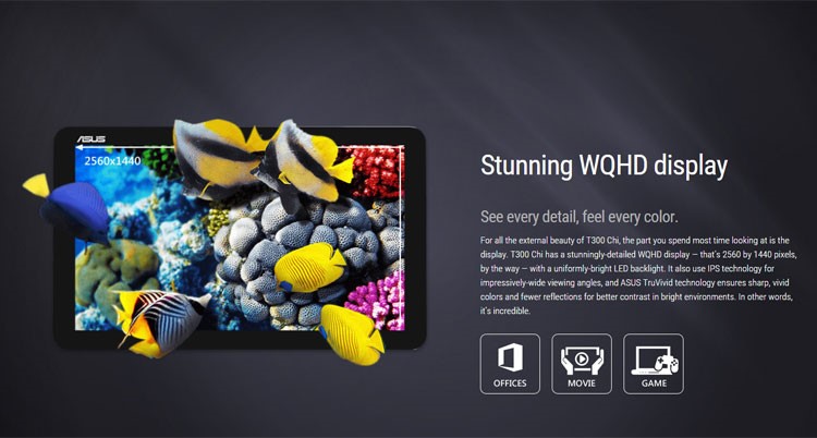 إستكشف حاسوب «‏ ASUS Transformer Book T300 Chi» الجديد