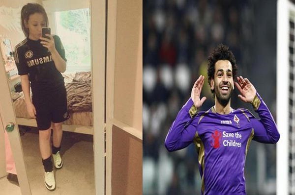 بالصور.. «مجنونة» محمد صلاح تعتنق الإسلام! 