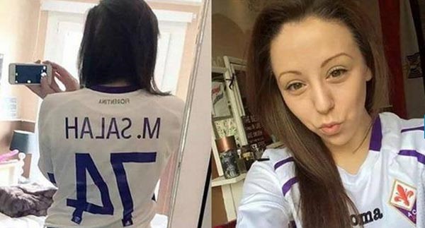 بالصور.. «مجنونة» محمد صلاح تعتنق الإسلام! 