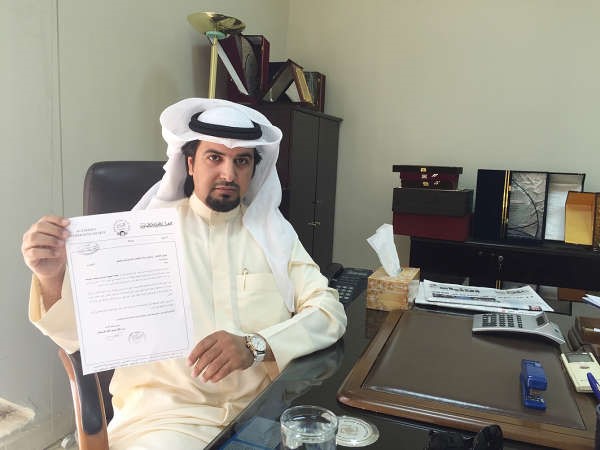 عبدالله النصافي خلال المؤتمر الصحافي 