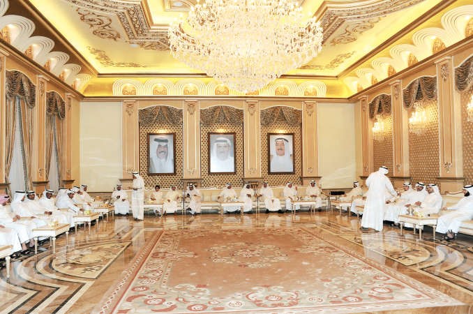 ديوان الشحومي حفل باستقبال الشيخ سليمان الجبيلان﻿