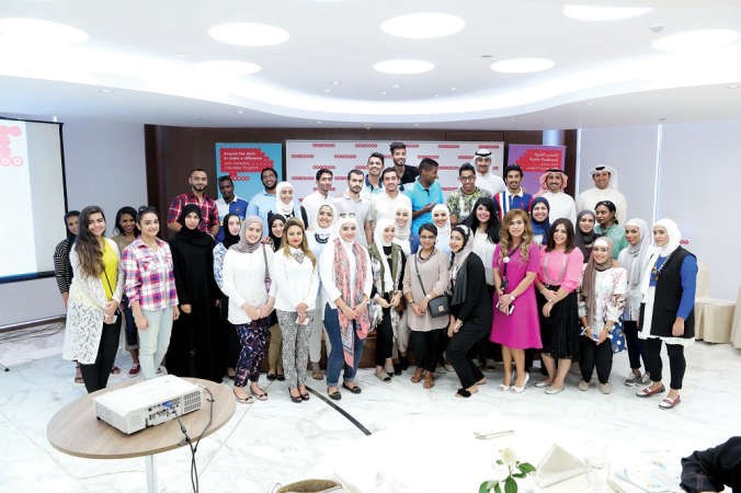 المشاركون في برنامج Ooredoo التطوعي