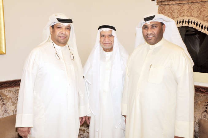 حامد العمران يبارك ليوسف اللهو وصلاح اللهو﻿