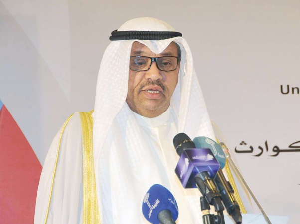 السفير جاسم المباركي متحدثا 	محمد هاشم﻿