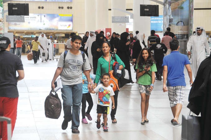  الى قضاء الاجازة خارج الكويت﻿
