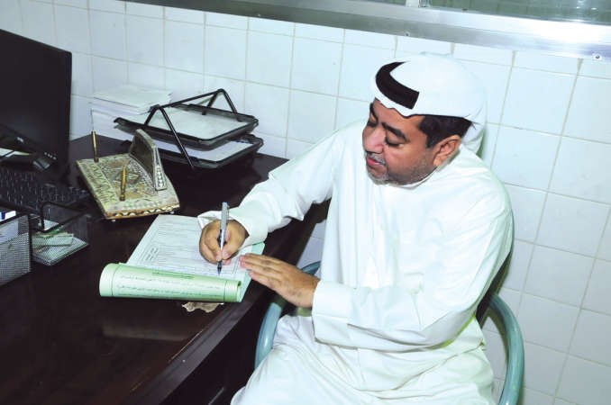 تحرير احدى المخالفات