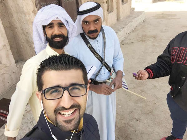  وسيلفي مع مبارك المانع في مسلسل بورعد 2﻿