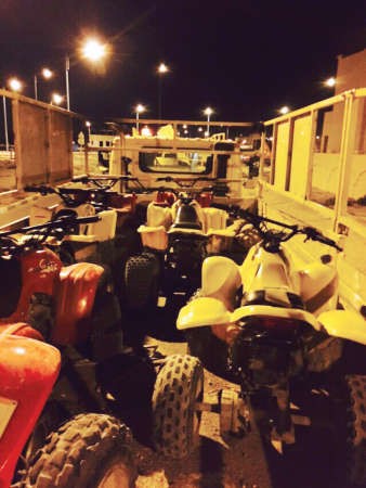 حصيلة مضبوطات الامن العام في الوفرة﻿