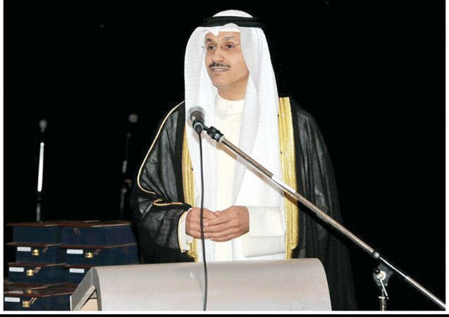 وكيل وزارة الاعلام طارق المزرم اثناء القاء كلمته﻿