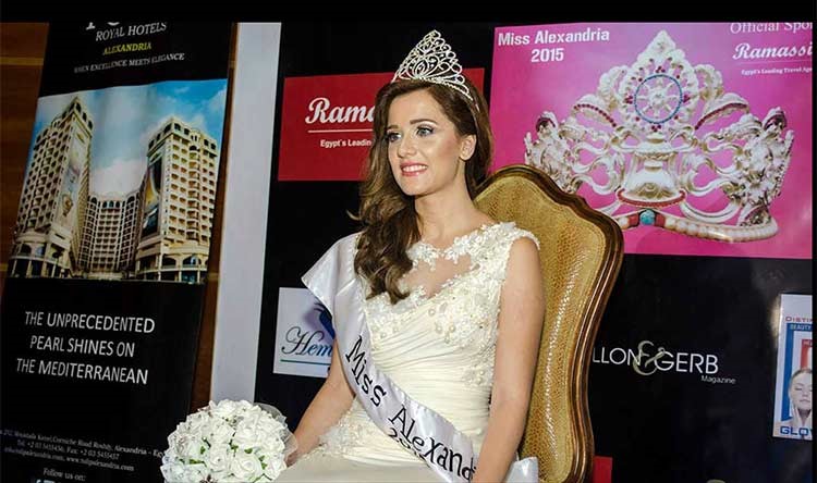بالصور.. ملكة جمال انجلترا تشاهد تتويج ملكة جمال الاسكندرية