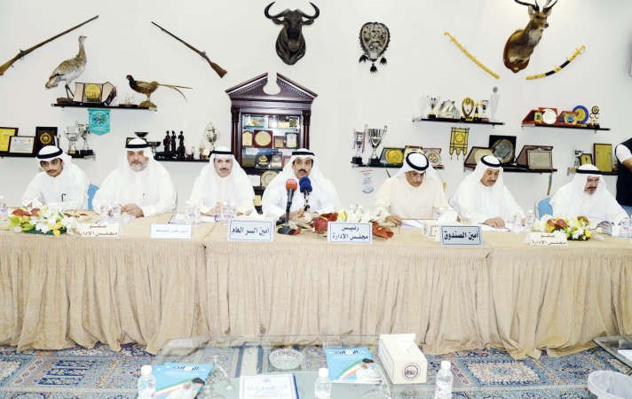 مدعيج العتيبي يتراس اجتماع الجمعية العمومية﻿