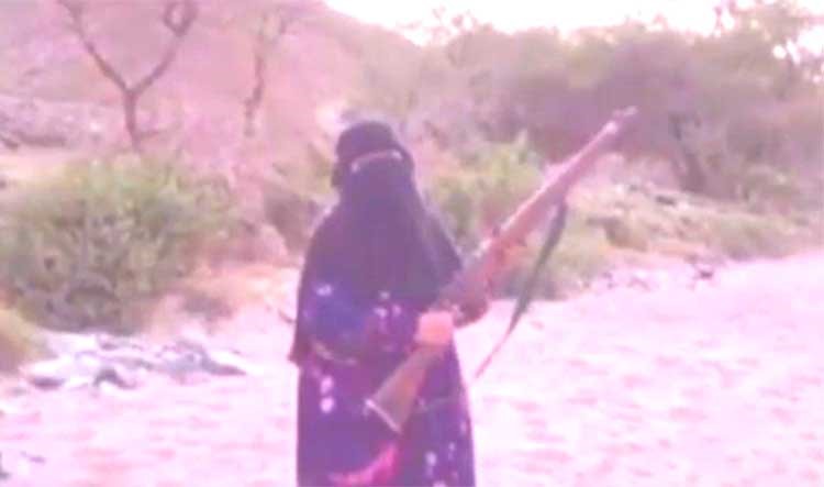 بالفيديو.. ما حكاية بنت شيبان التي تتوعد الحوثيين
