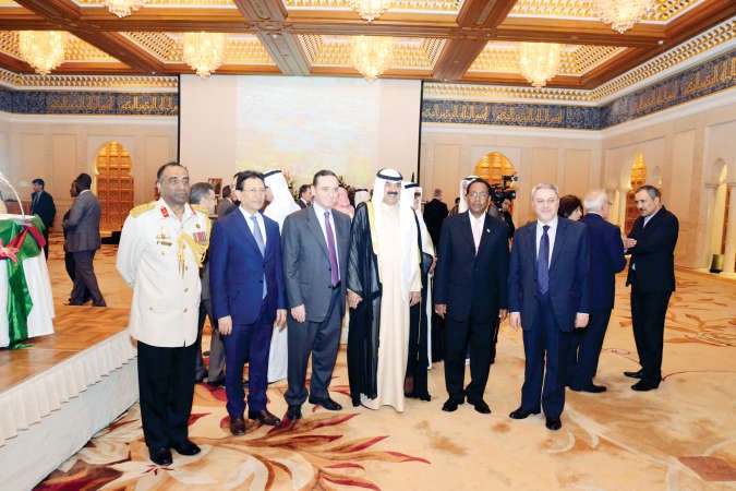 الجارالله متوسطا سفراء جيبوتي والاردن والعراق ﻿