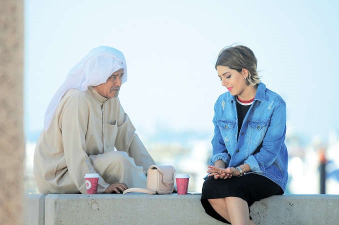 جاسم النبهان وهيا عبد السلام في مسلسل في عينيها اغنية﻿