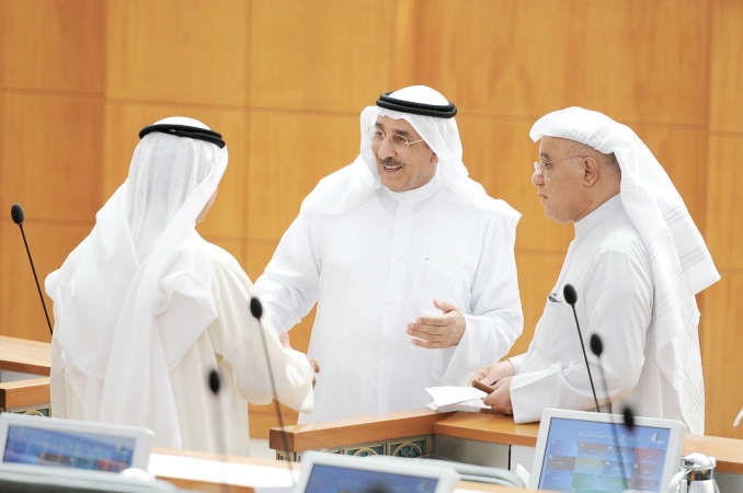 نبيل الفضل وماحمد الجسار خلال الجلسة﻿