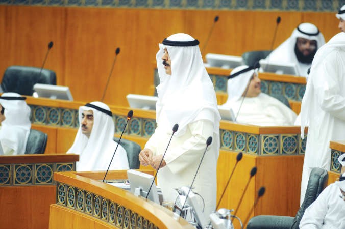 الشيخ محمد الخالد متحدثا﻿