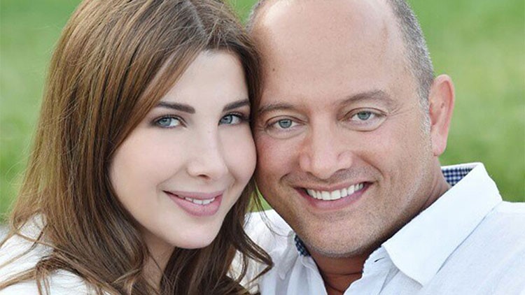 نانسي عجرم وزوجها طبيب الاسنان فادي الهاشم