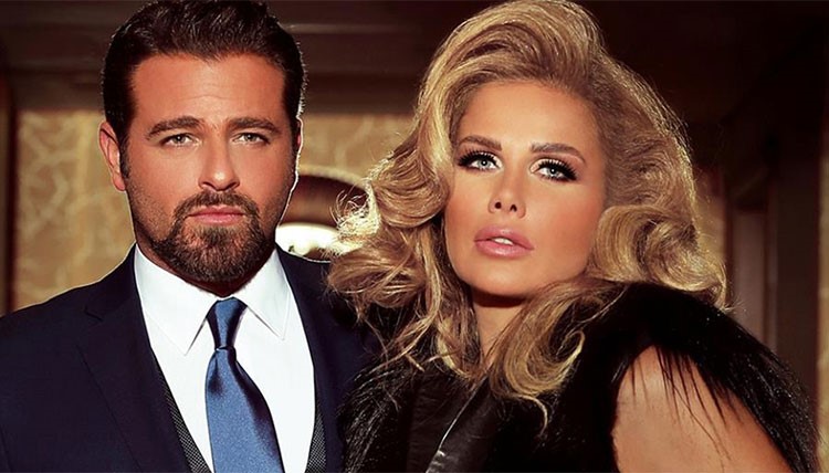 نيكول سابا وزوجها الفنان يوسف الخال