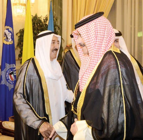 الشيخ مبارك الدعيج مهنئا صاحب السمو