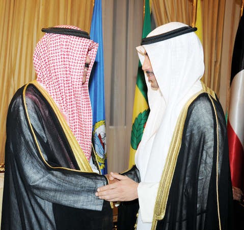 رئيس مجلس الامة مرزوق الغانم مهنئا سمو ولي العهد الشيخ نواف الاحمد