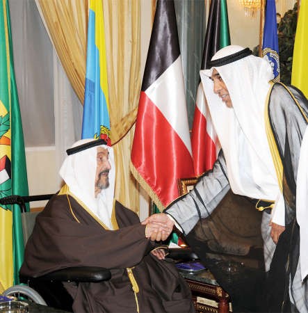 سمو الشيخ سالم العلي يتلقى التهاني
